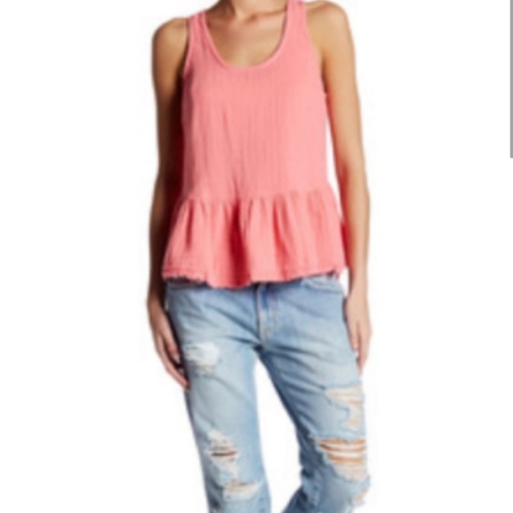 Current/Elliott Ballet Tank Confetti Pink NWT $138 - Picture 2 of 6
